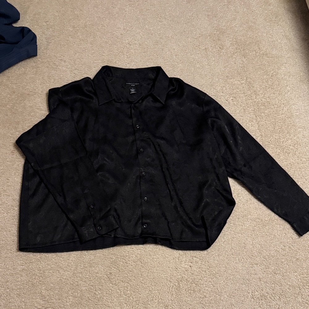 Men's Black Dress Shirt